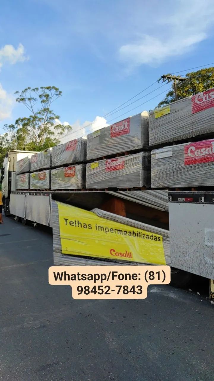 Telha Telhas impermeáveis com garantia de Fábrica (pague só na entrega)