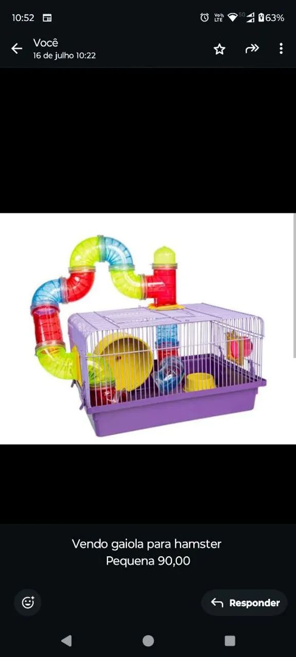 2 Gaiolas Para Hamsters 