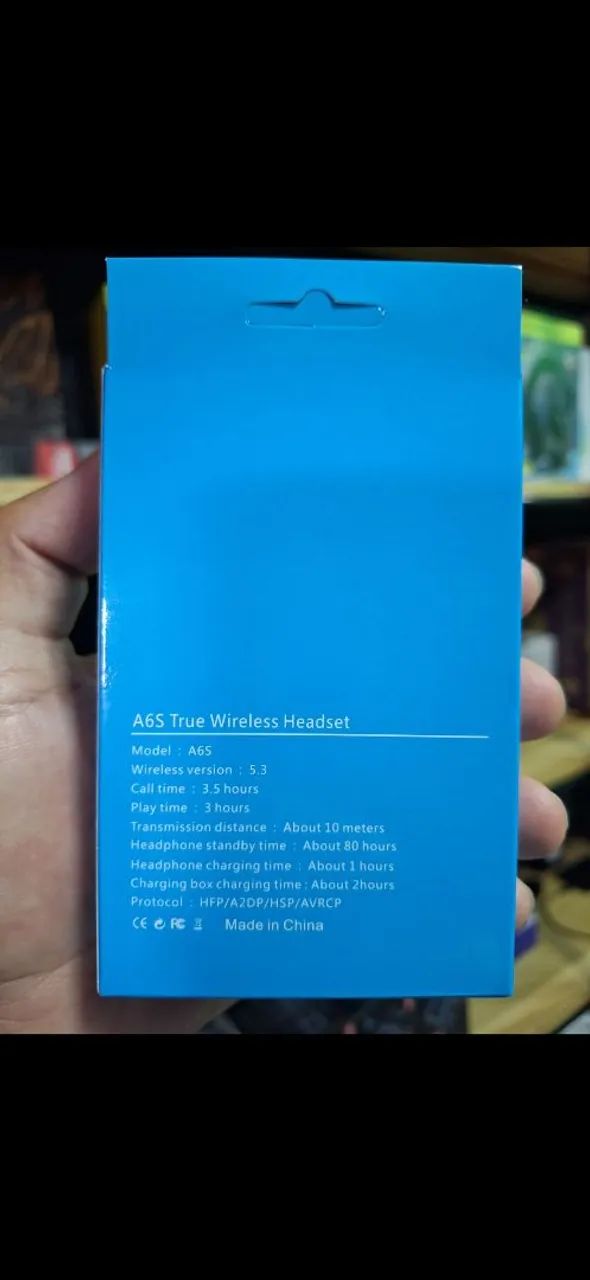 Fone de ouvido Bluetooth A6S TWS - Foto 2