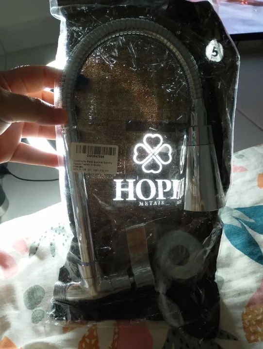 Torneira Hope Cromada, lacrada.