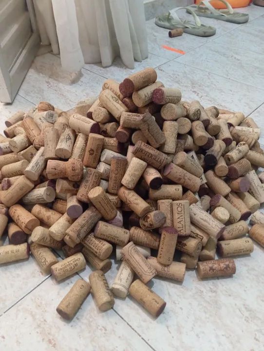 Rolha de vinho para decoração