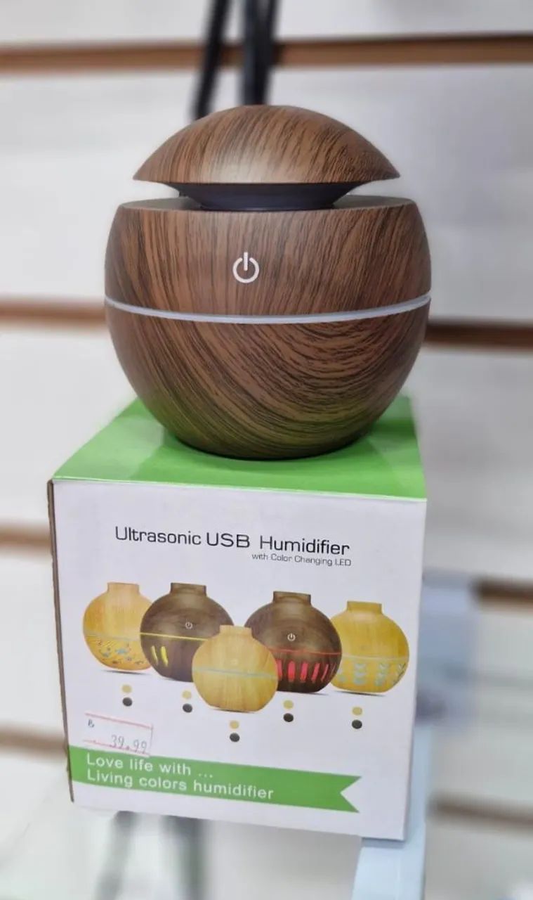 Umidificador de Ar USB com LED Colorido
