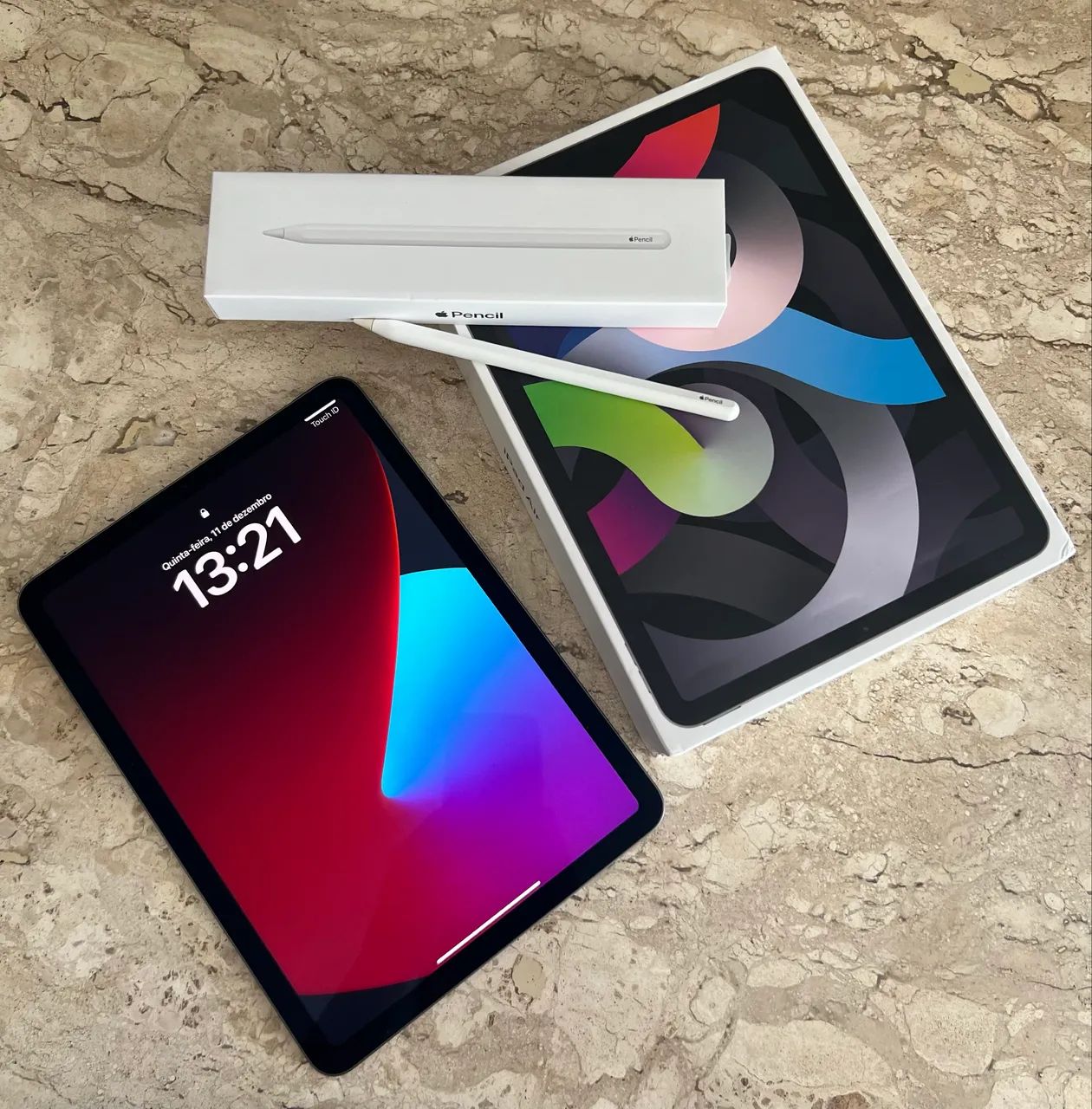 iPad 4ª geração Wi-Fi 256gb space gray + Apple Pencil 2ª geração