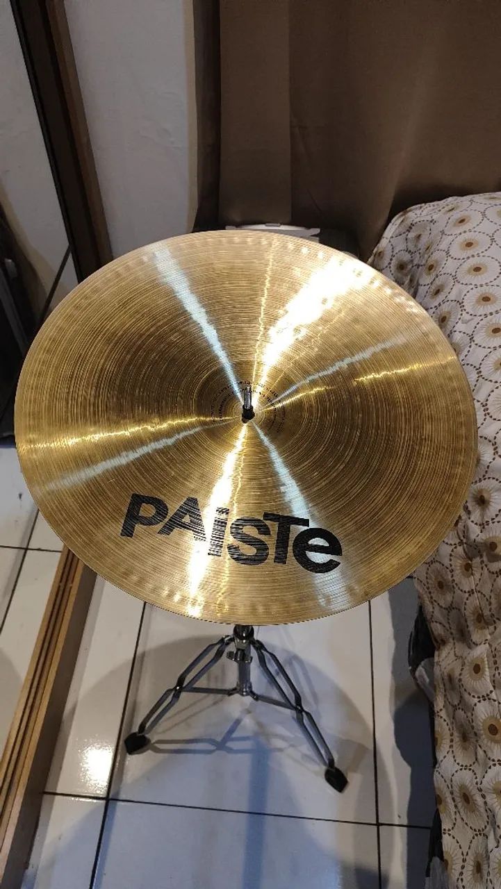 Crash paiste sound formula 18 thin crash - Instrumentos musicais