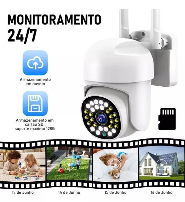Câmera de Segurança Ip Wifi  Externa  5G - Foto 2
