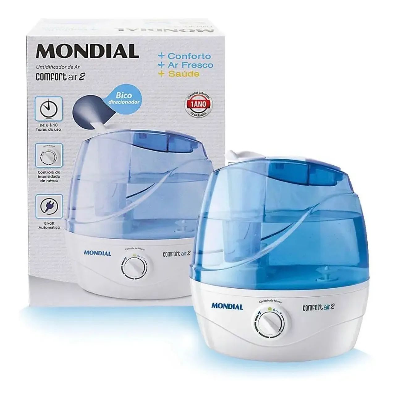 Umidificador De Ar Ultrassônico Comfort Air 2 Mondial Bivolt 110V/220V