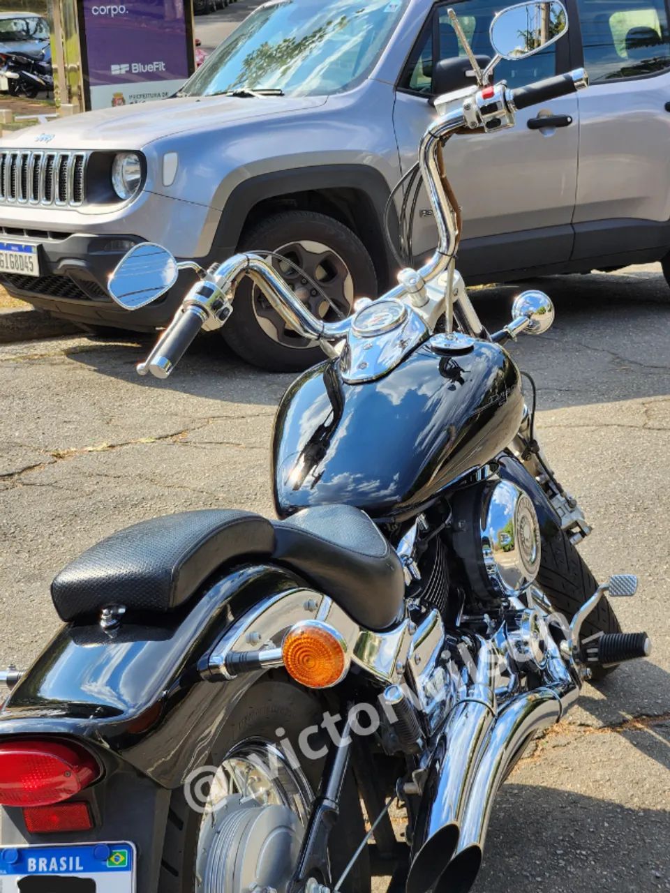 Dragstar 650 Preta 2005 Impecável - Baixa KM - Foto 5