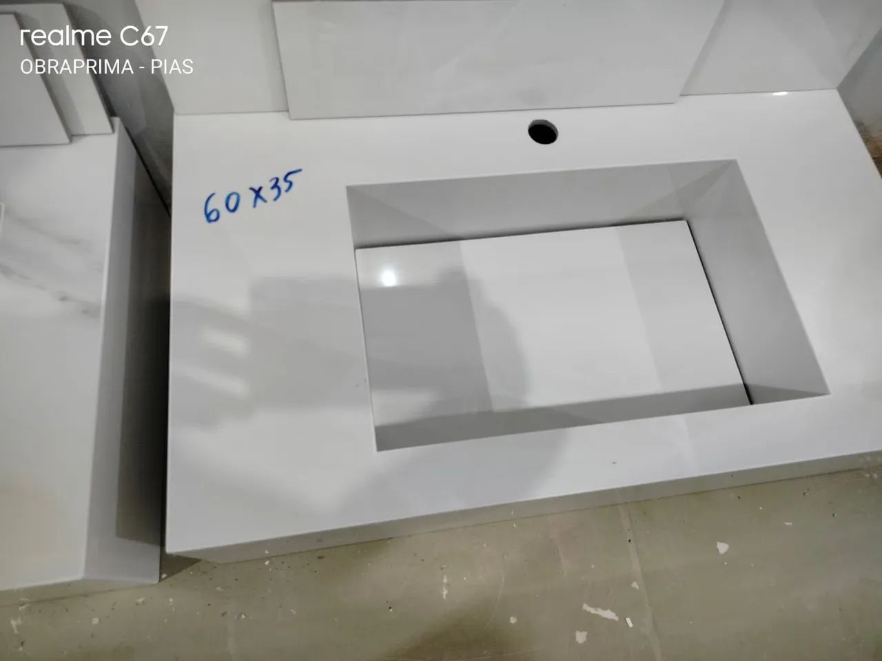 Pias de porcelanato de medidas variadas  - Foto 5