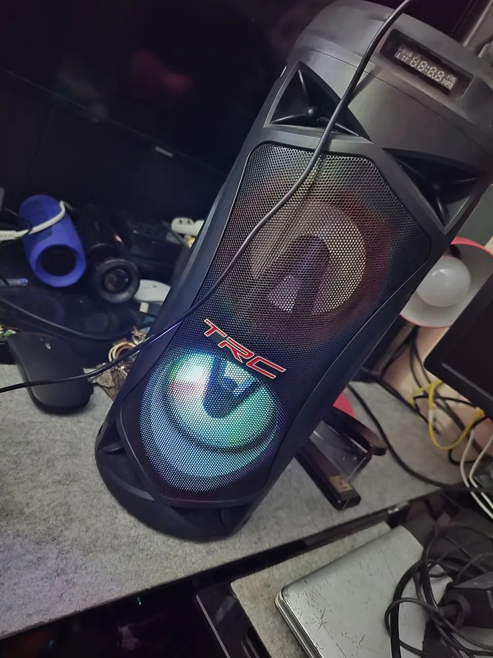 Caixa de Som TRC com Iluminação RGB - Foto 3