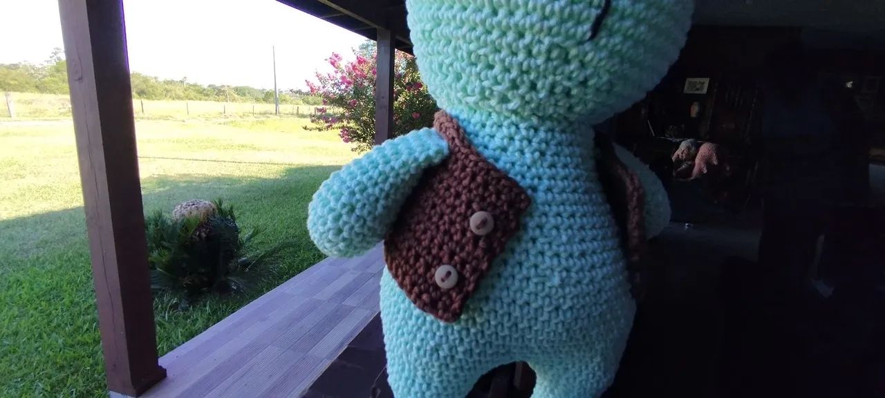 Coelhinho em crochê personalizado - Foto 3