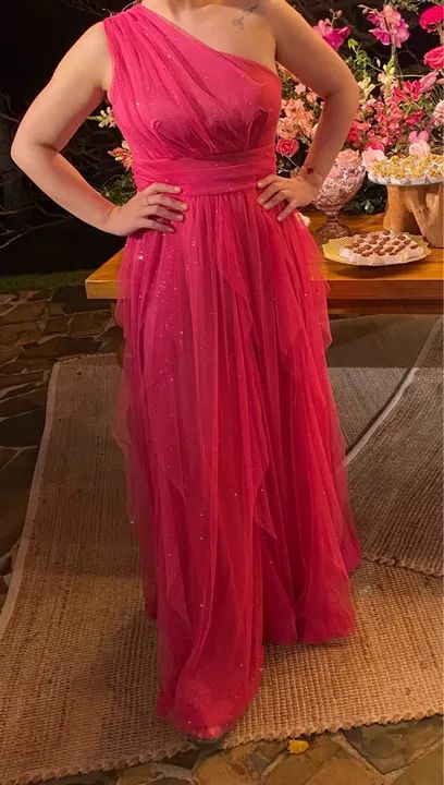 Vestido rosa pink de Festa - Foto 2