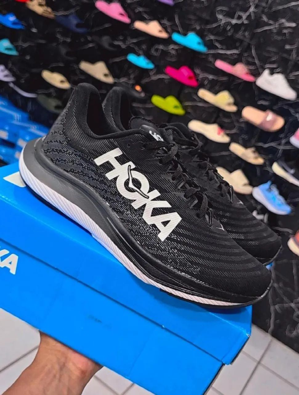 Tênis Hoka Mach 5 - Verde e Branco - Foto 4