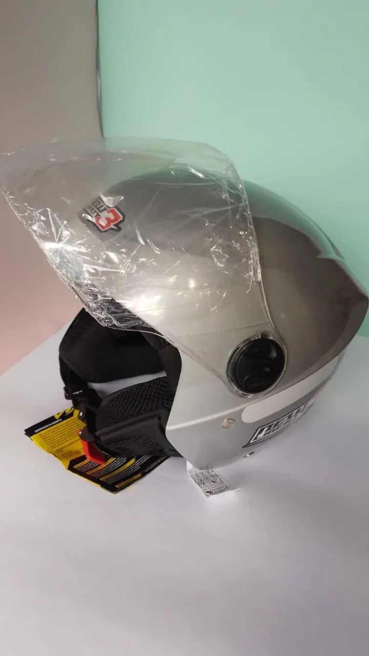 Capacete Pro Tork New Liberty Aberto Prata - Foto 2