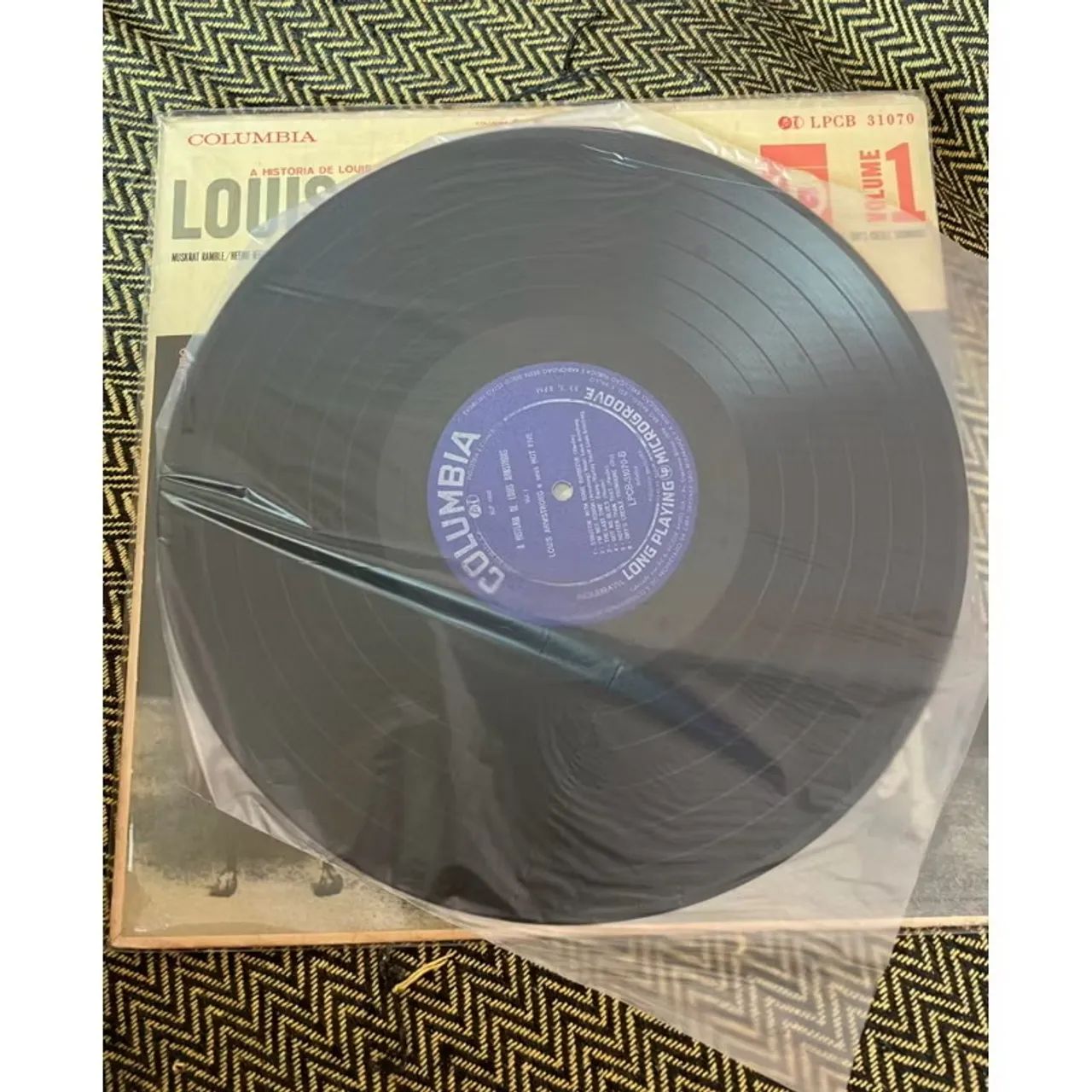 LP Louis Armstrong e seus Hot Five (1956) - Volune 1 - Foto 3