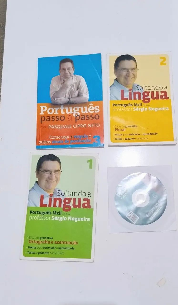 Soltando A Língua Português Fácil 5 Livros 3 CD - Foto 3