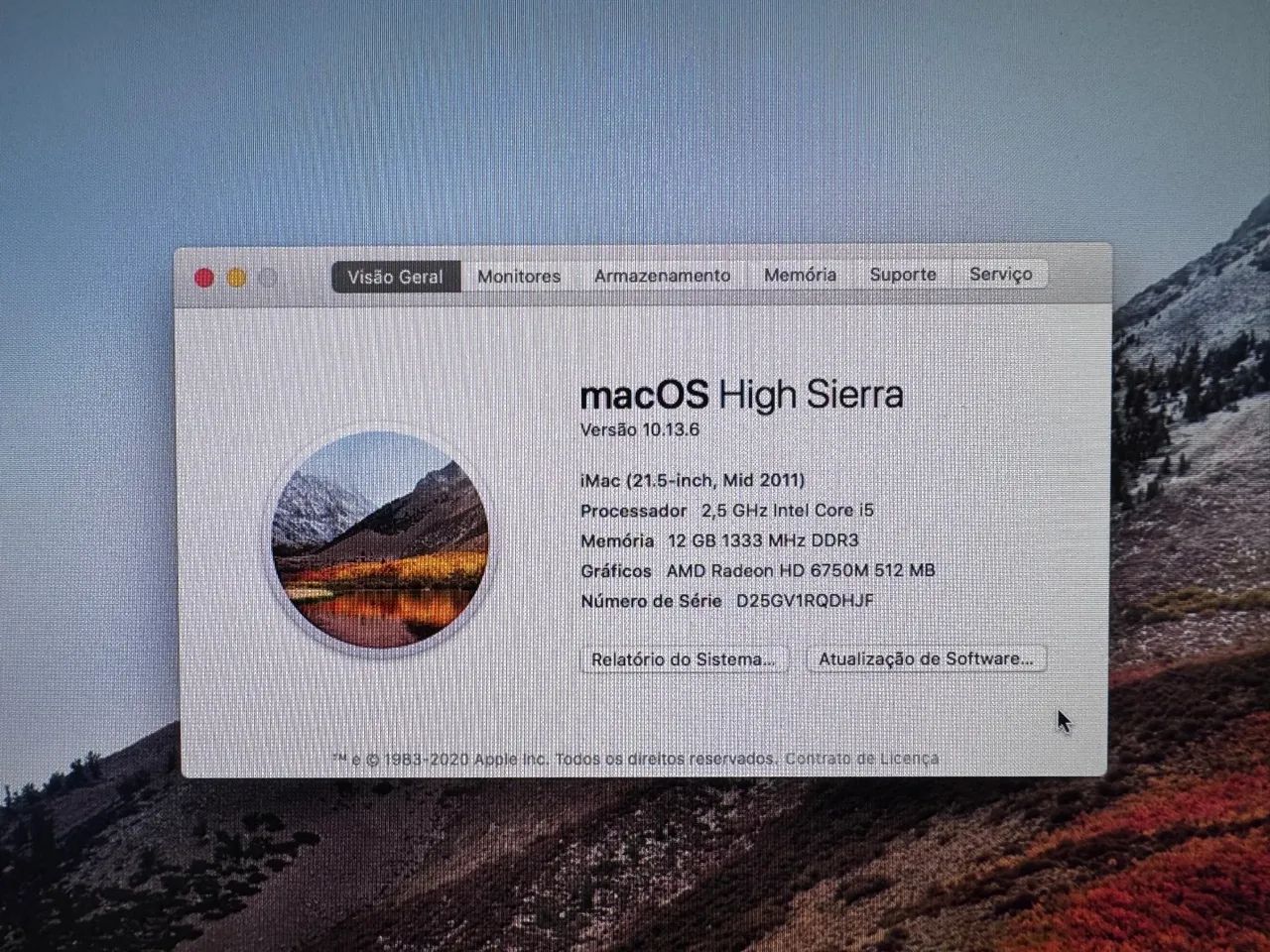 Apple iMac 21,5 polegadas - Processador Intel i5 - mid 2011 - Foto 3