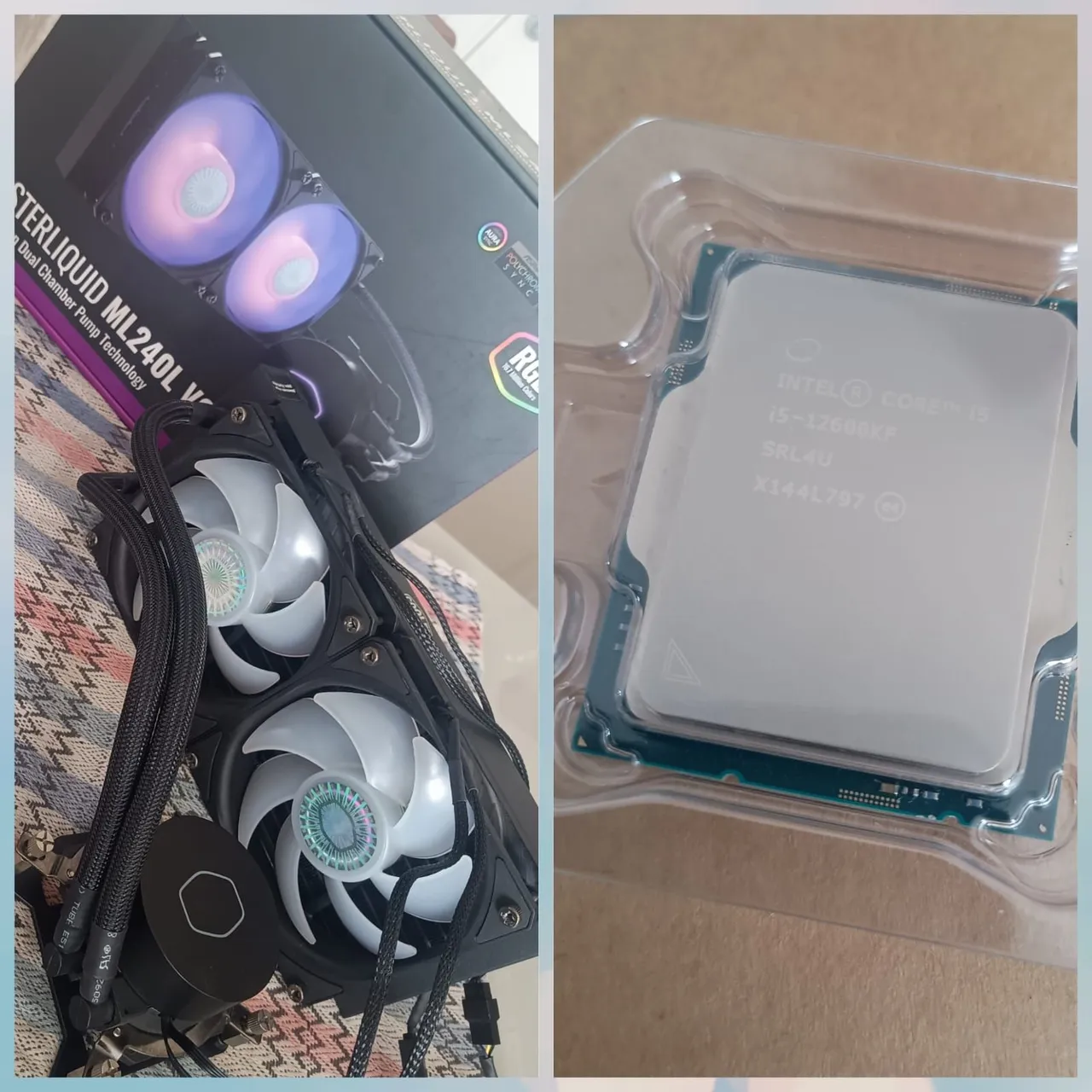 Water Cooler Cooler Master ML240L V2 + Intel i5-12600KF