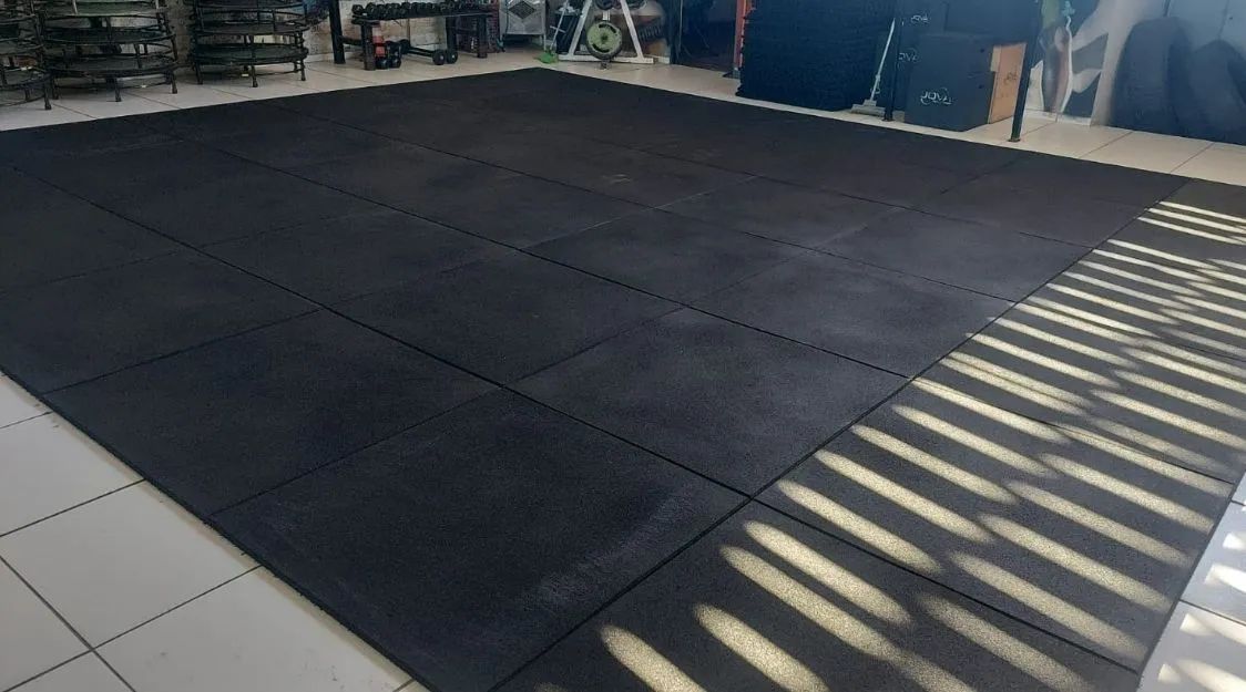 Piso academia emborrachado  - Foto 2