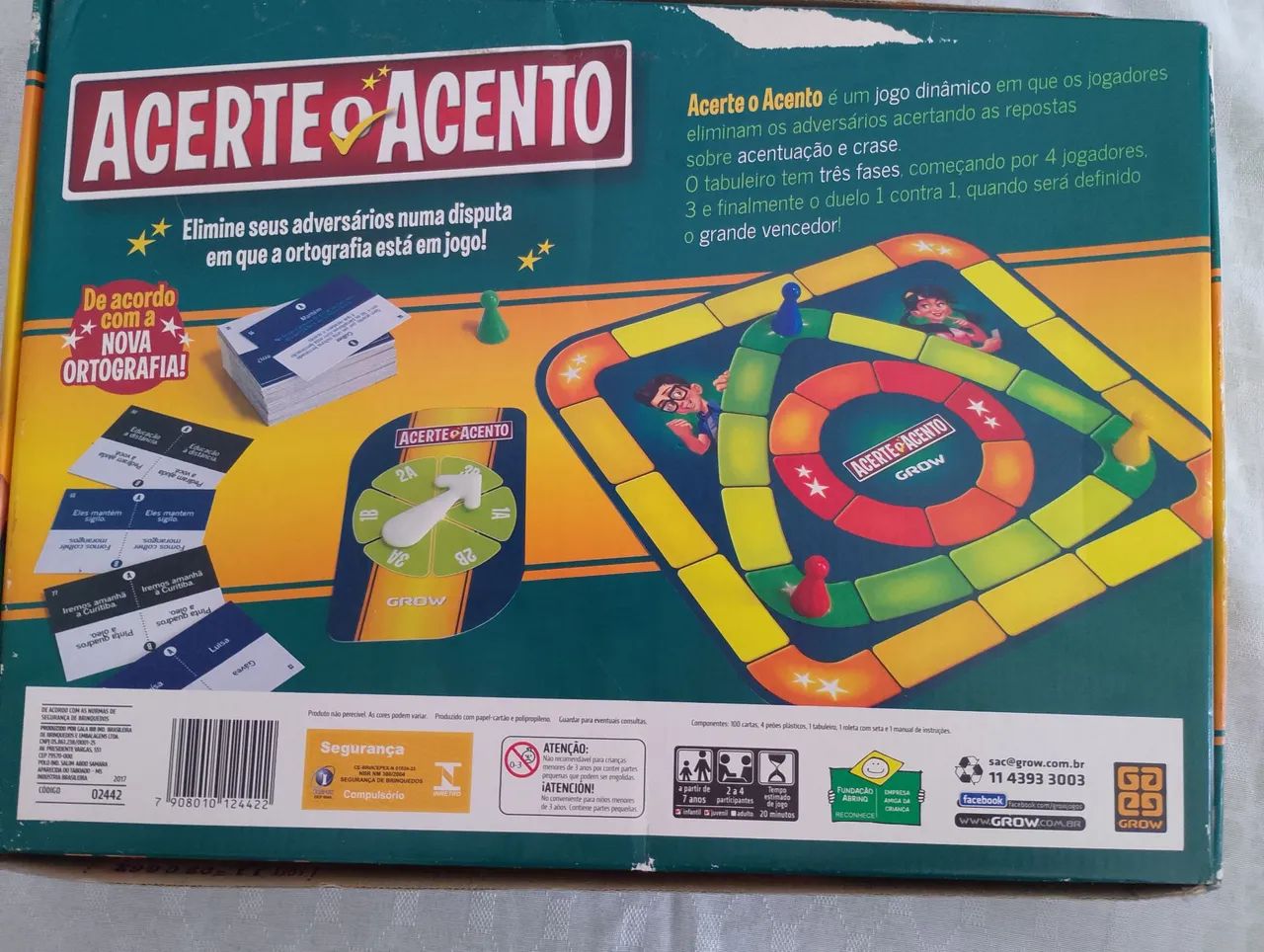 Jogo acerte o acento da grow - Foto 2
