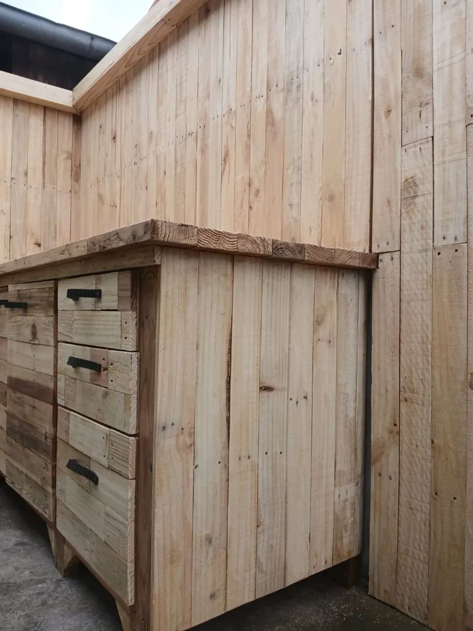 Mesa de Canto de Madeira Trabalho Pesado - Foto 5