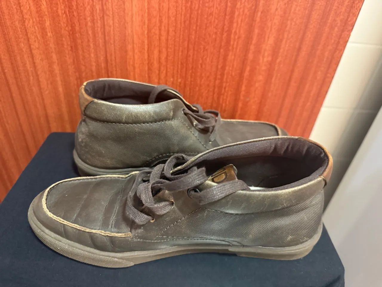Bota Casual Democrata Marrom - Foto 4