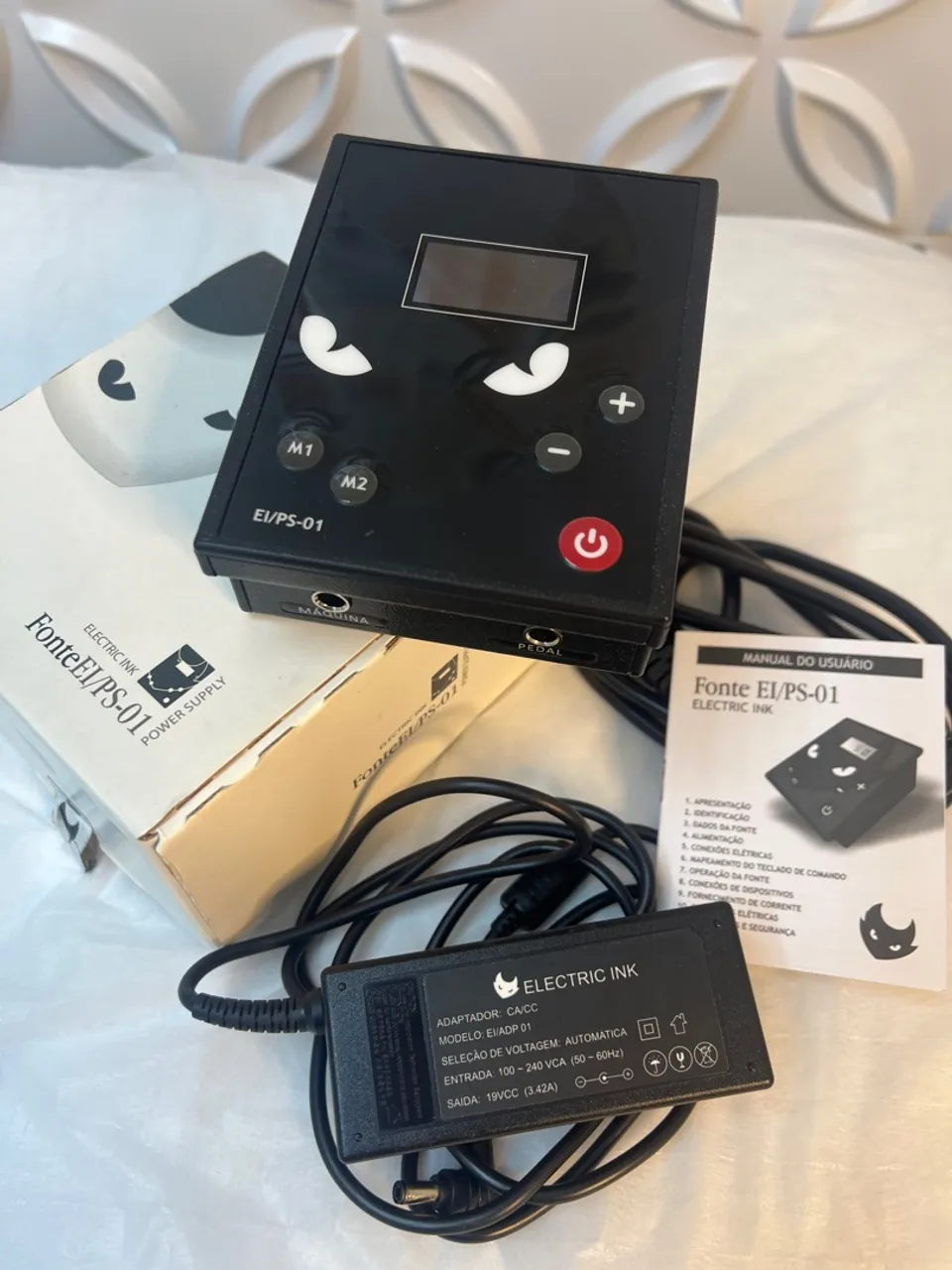 Fonte Electric Ink EI/PS-01 + cabo RCA