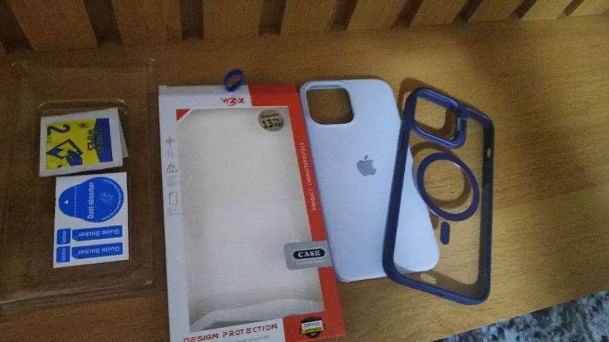 2 Capinhas Iphone 13 Pro Max com proteção de lentes