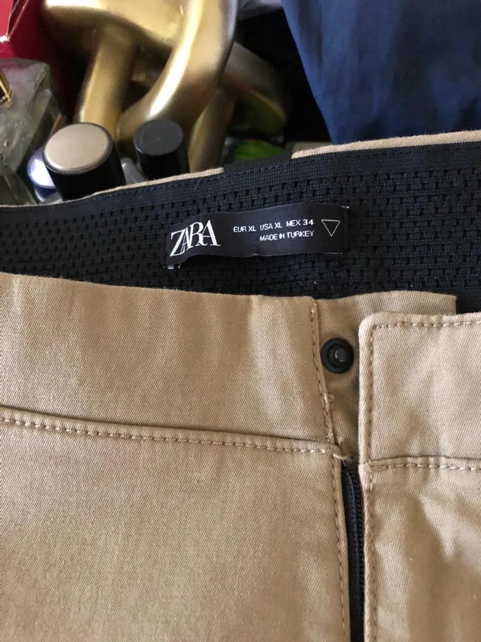 Calça Chino Bege Zara - Foto 4