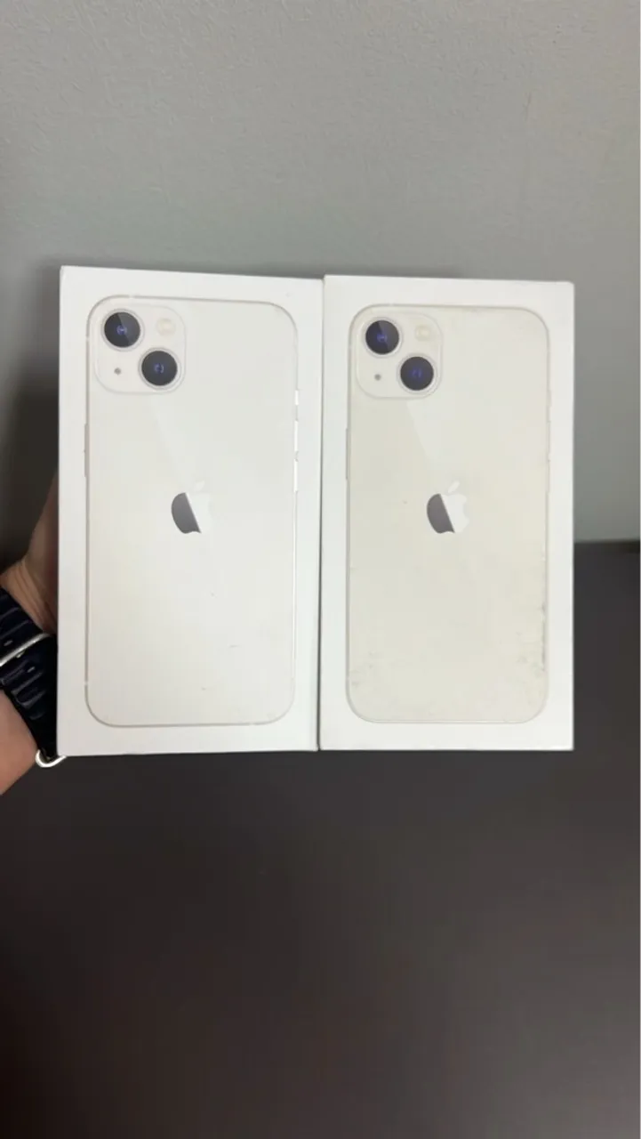 iPhone 13 128gb preto e branco