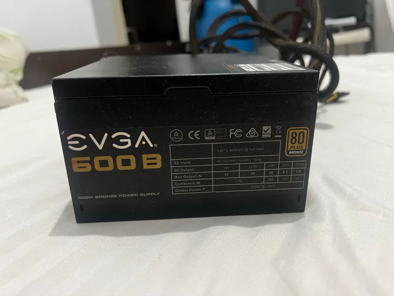 Fonte EVGA 600w 80 plus bronze - Foto 2