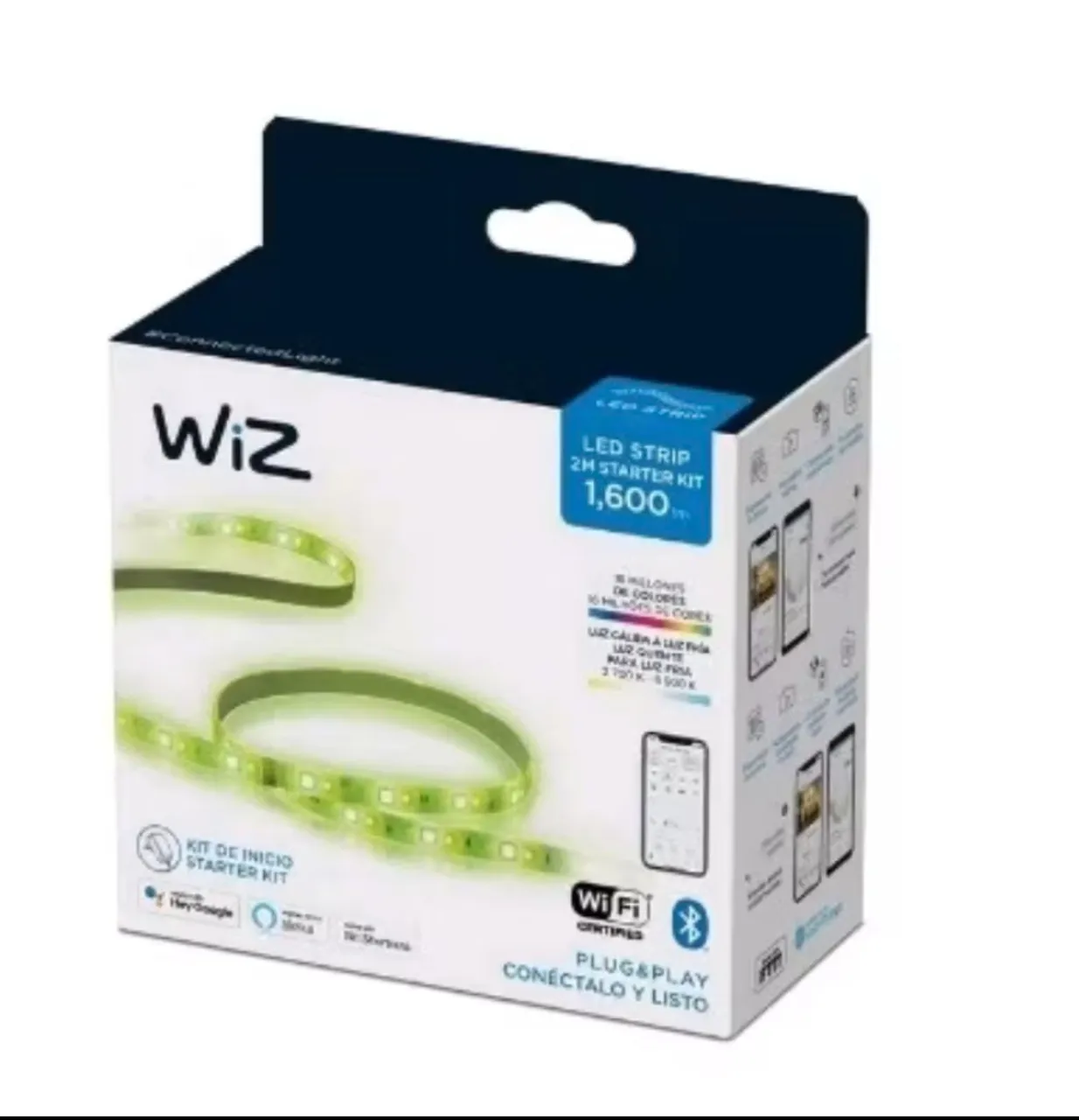 Fita LED Wi-Fi Wiz 2m - 1600 lumens - Plug & Play