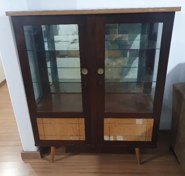 Cristaleira Vintage Anos 50 Para Reforma - Foto 3