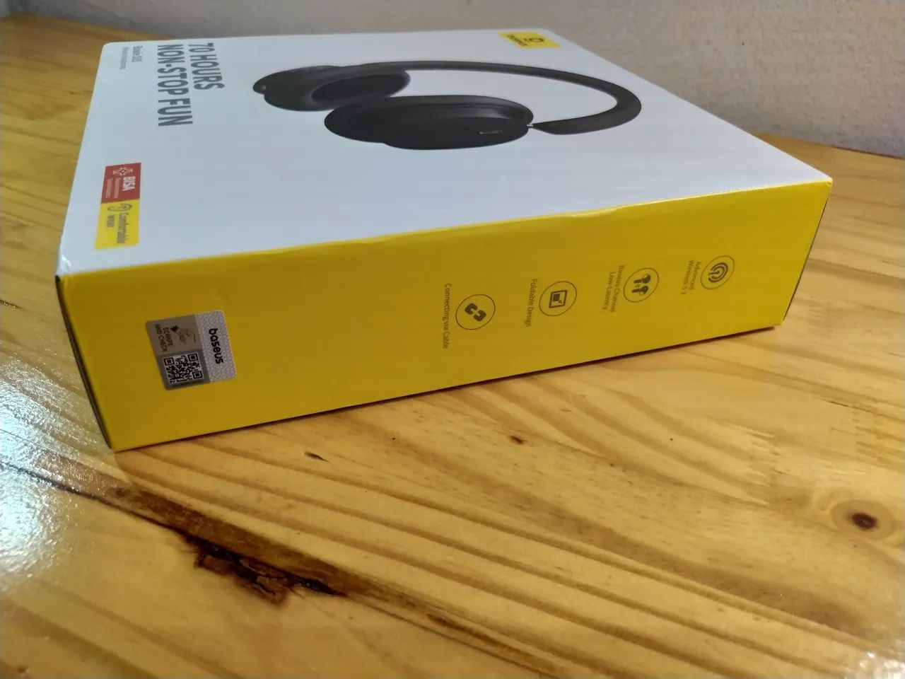 Headphone Baseus Bowie D05 - até 70 horas de reprodução - Lacrado! - Foto 3