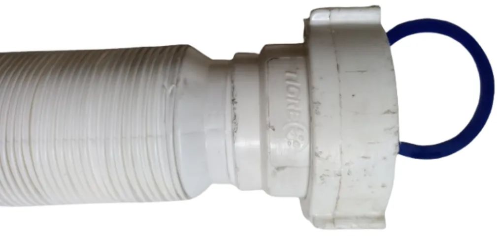 Sifão Tubo Extensivo Sanfonado Universal Branco - Foto 5