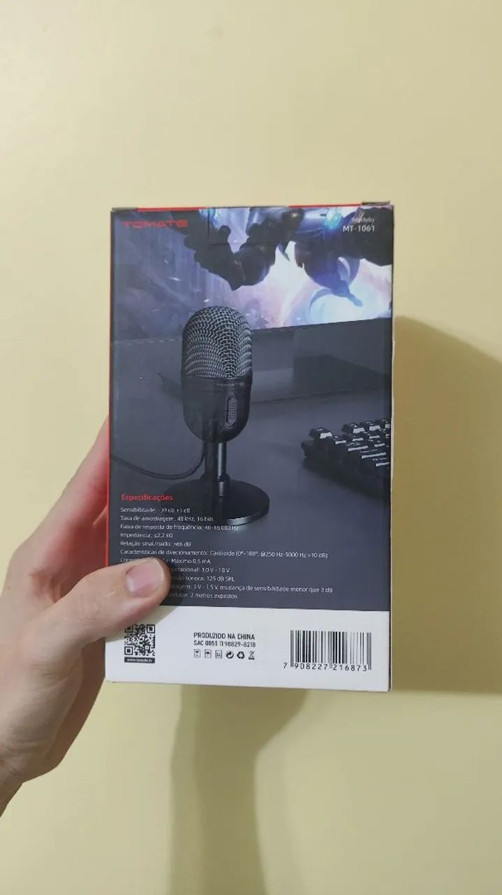 Microfone De Mesa USB - Tomate - Foto 3