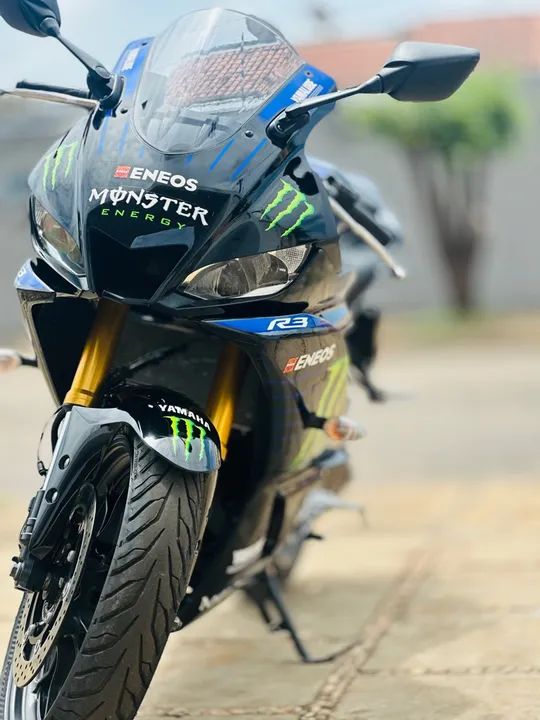 Yamaha R3 Monster Energy - Impecável! - Foto 5