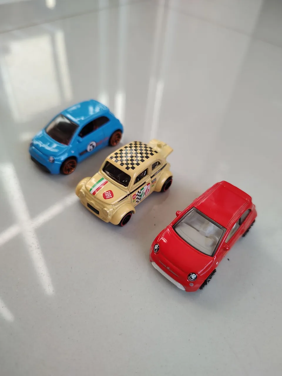 Miniaturas Fiat 500 Lote Coleção Hot Wheels Modelos<br>