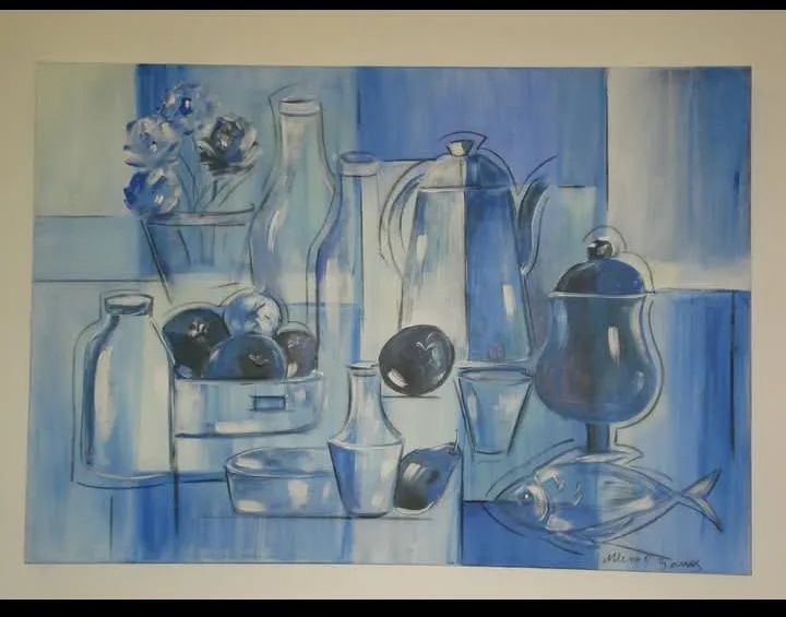 Quadro painel para a pintura tinta a óleo tamanho 70x100