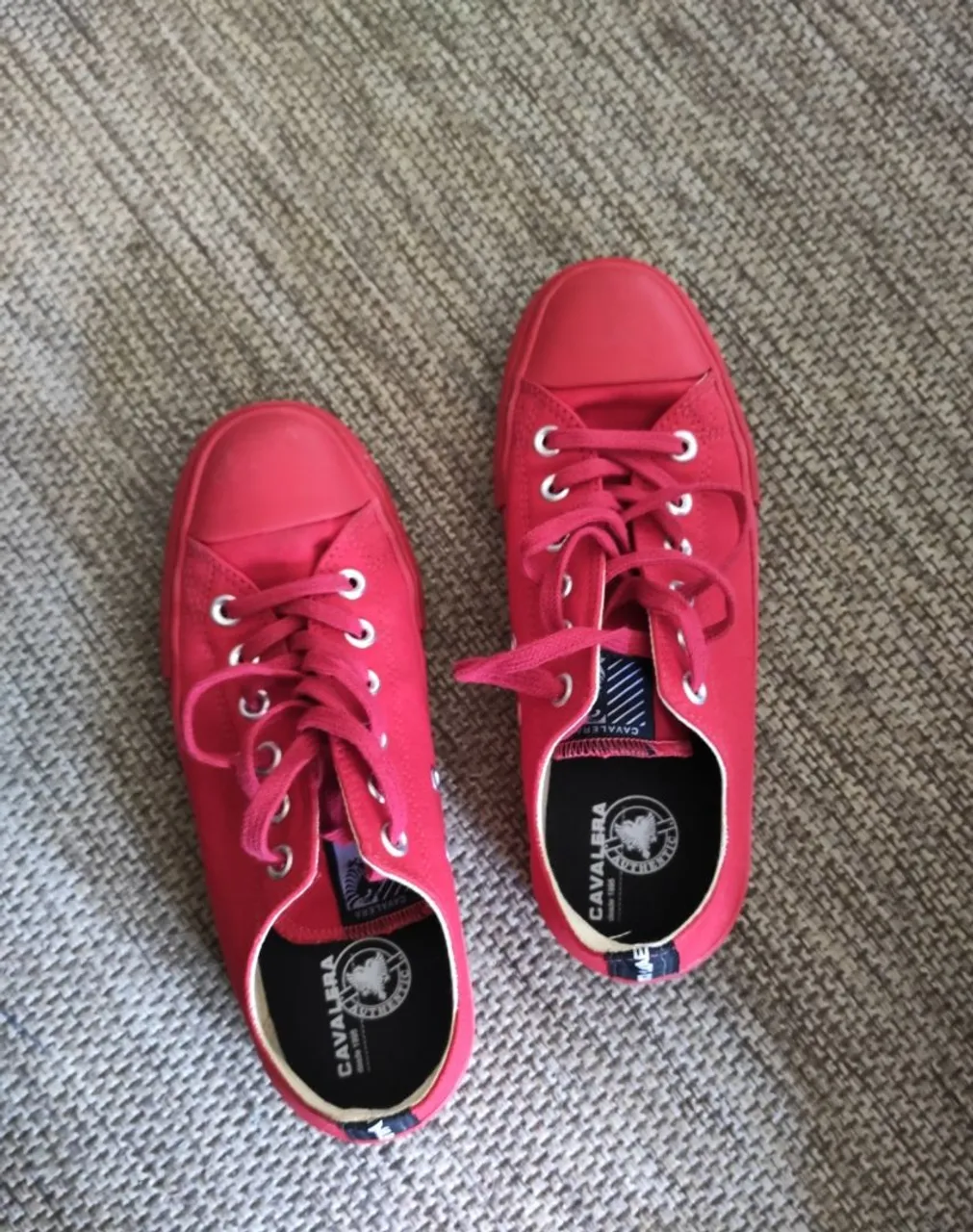 Tênis Cavalera Vermelho tam. 38 tipo All Star