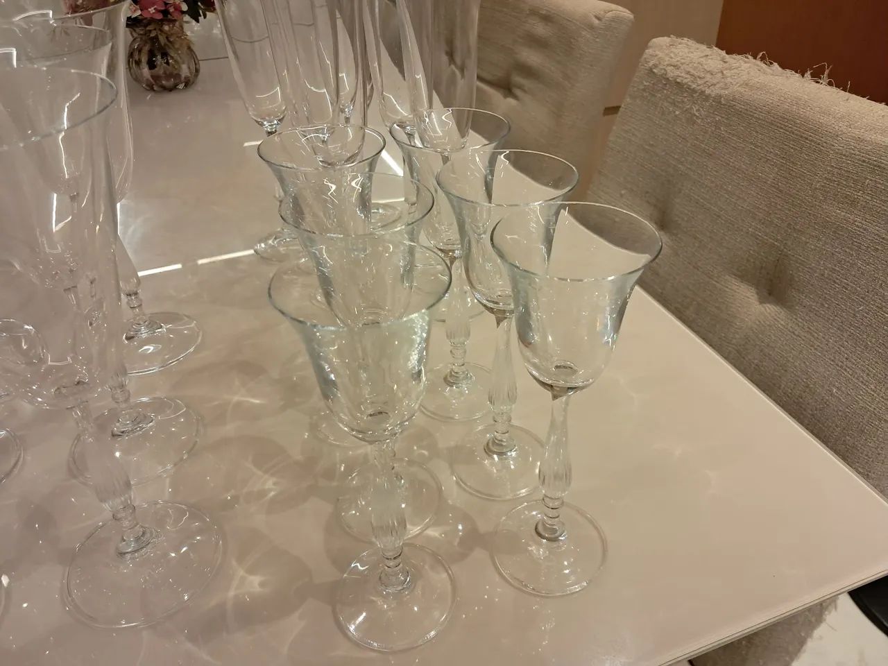 Jogo de taças cristal 30 peças  - Foto 3