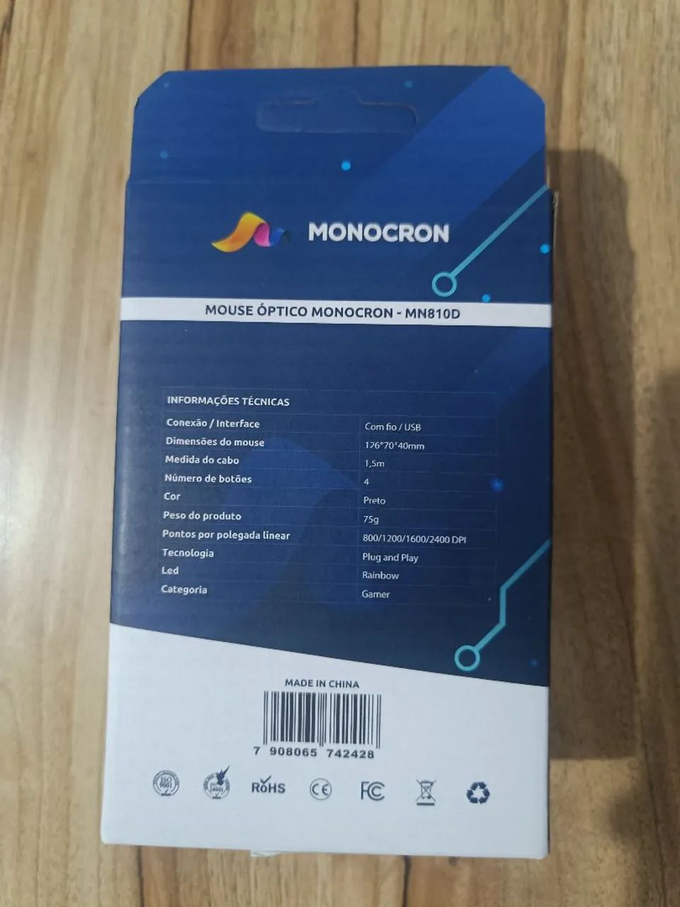 Mouse gamer monocron - Foto 2
