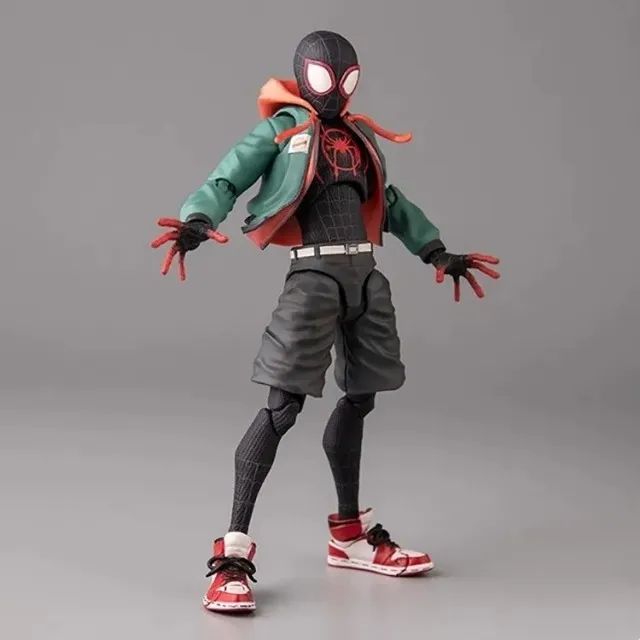 action figure miles morales articulado bootleg into the spiderverse spiderman - Foto 3