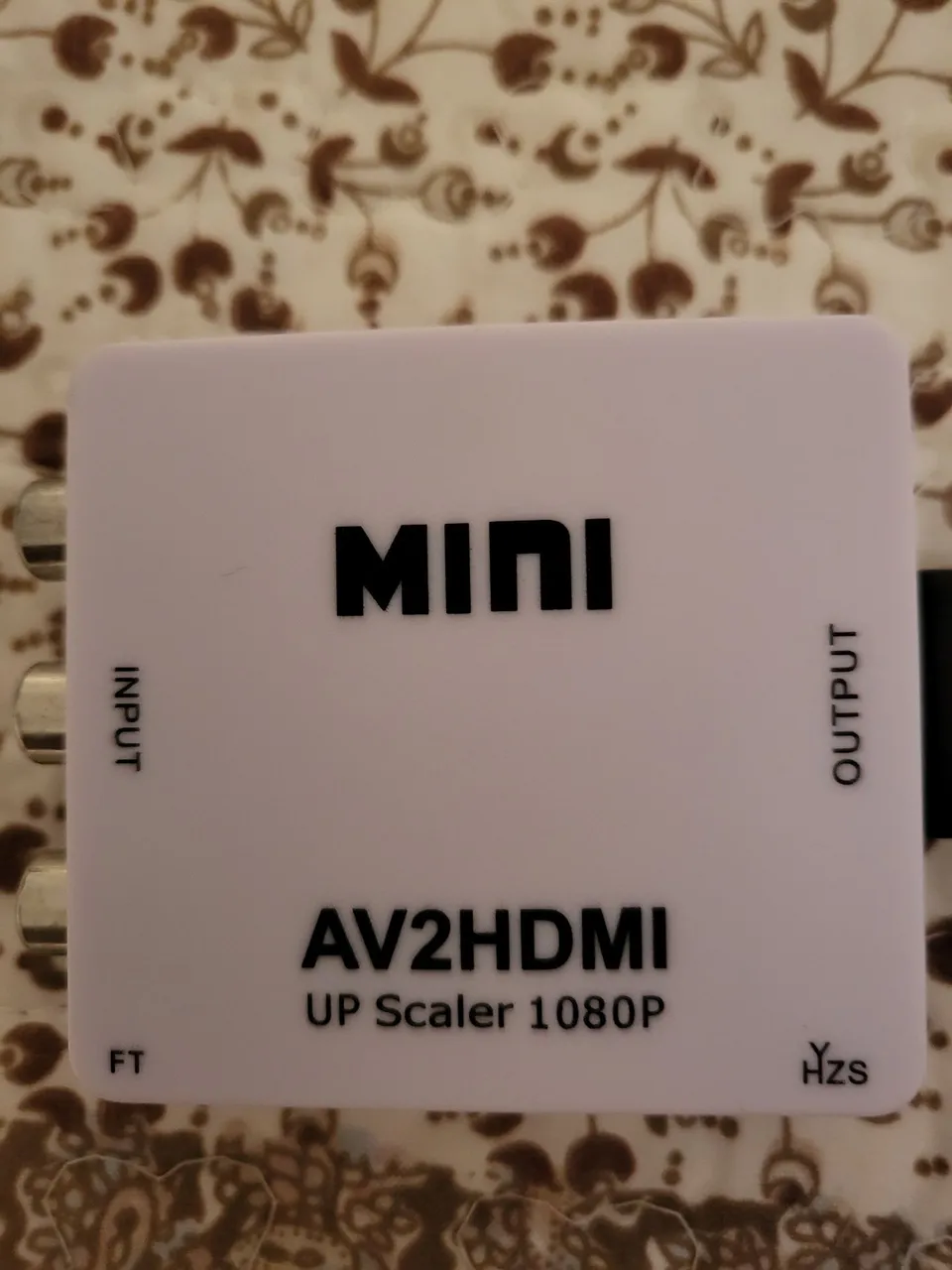 Conversor AV para HDMI Mini com Upscaler 1080P
