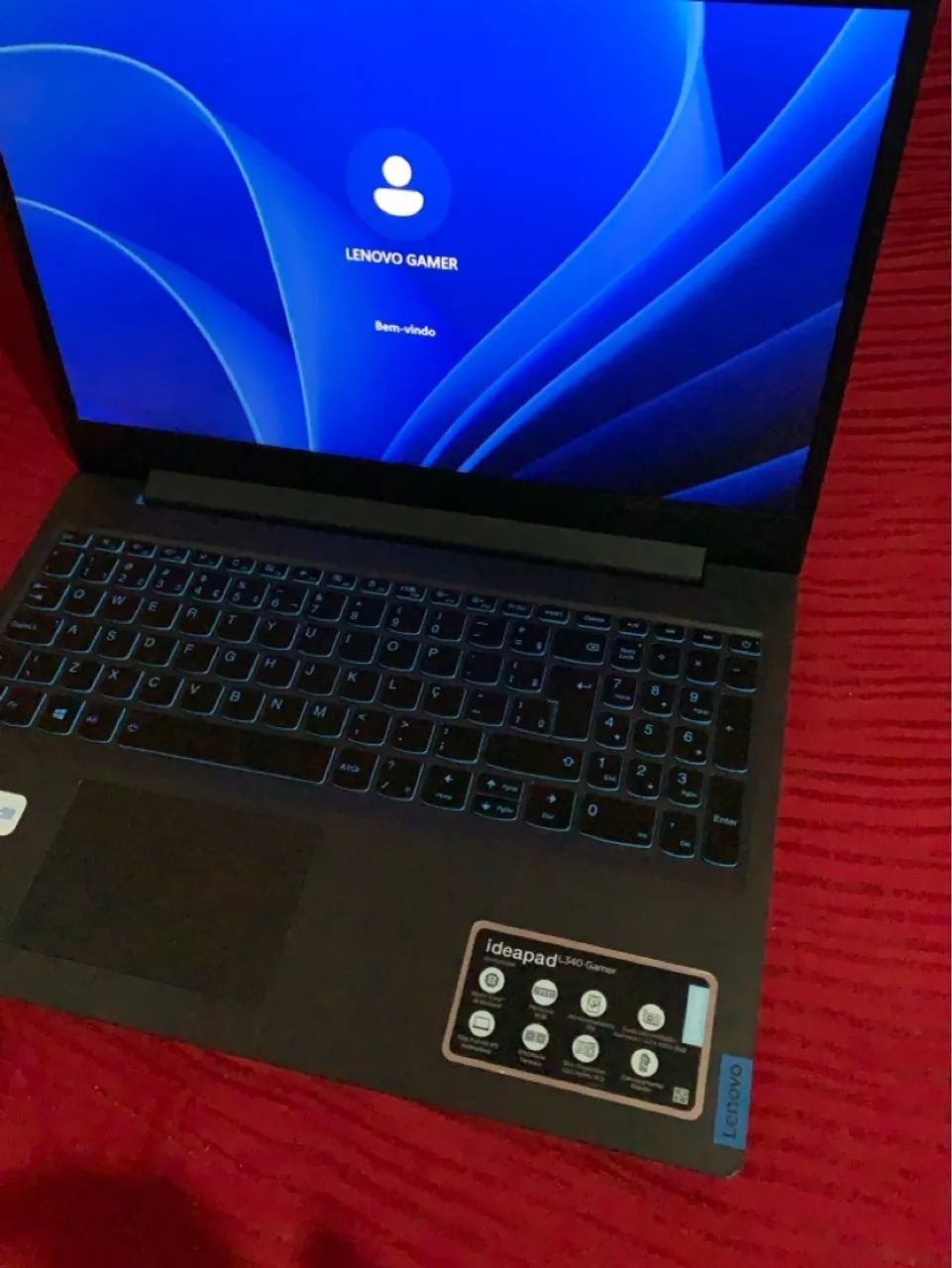 Notebook  Gamer i5 -9300HF  8GB RAM 1TB HD NVIDIA GTX 1050 - Foto 2