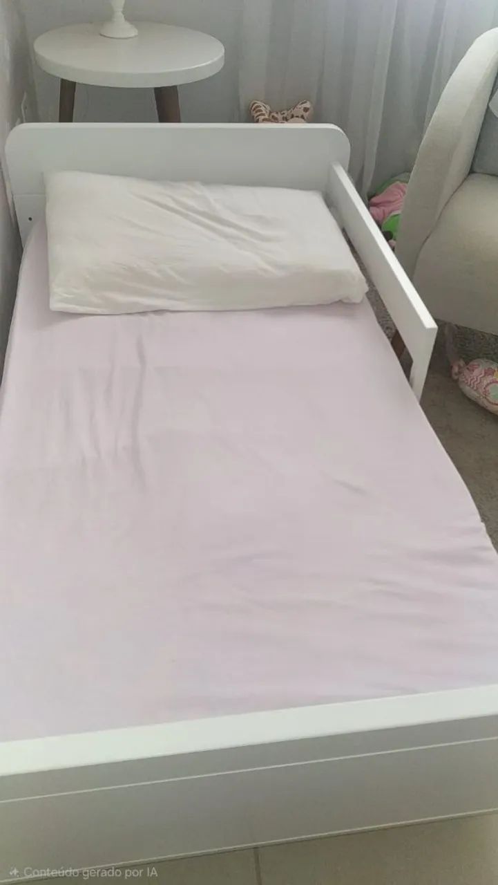 Berço e Mini Cama Branco - Excelente Qualidade - Foto 4