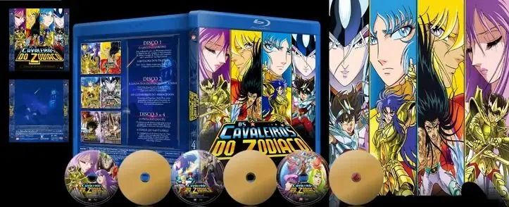 Os Cavaleiros do Zodíaco hades e filmes Blu-Ray Box - CDs, DVDs