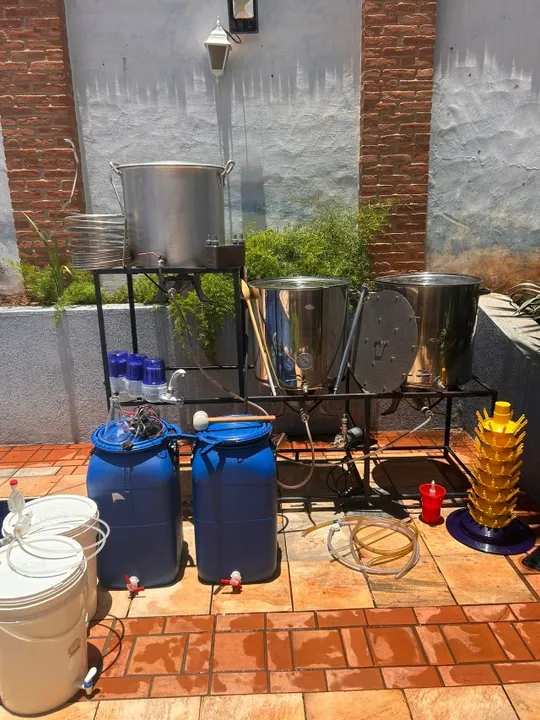 Micro cervejaria completa para 100 litros