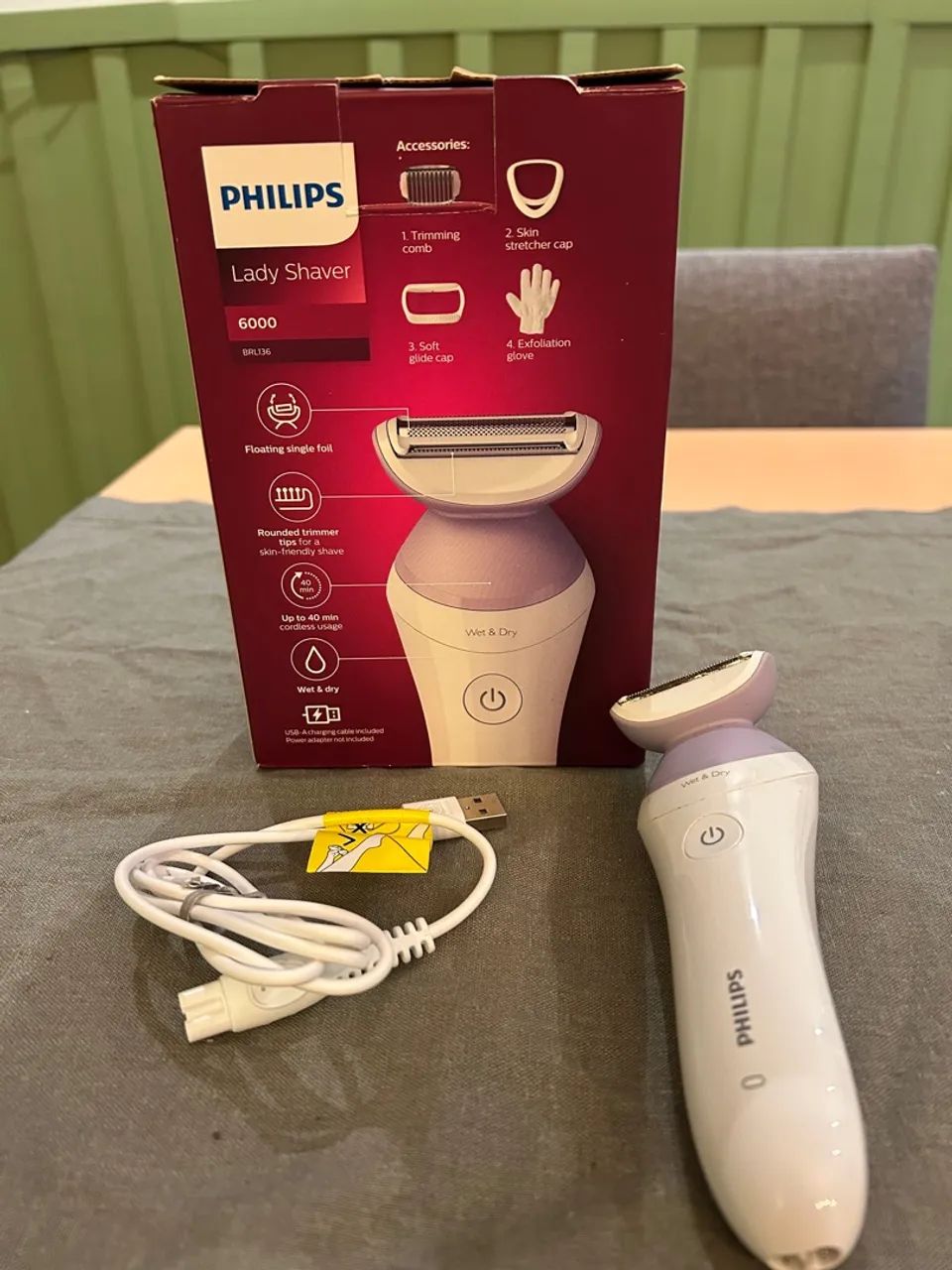 Depiladora Philips - Wet & Dry - Foto 2
