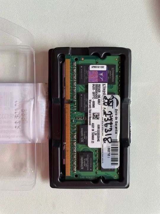 Memória RAM Kingston 4GB DDR3 1333MHz