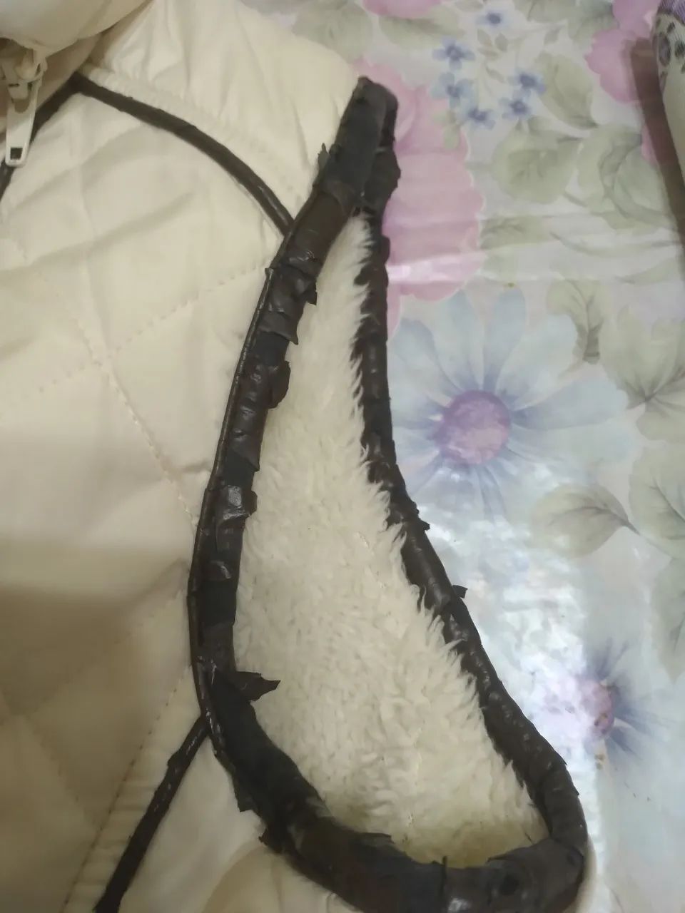 Colete feminino com capuz ,forrado pele polower - Foto 5